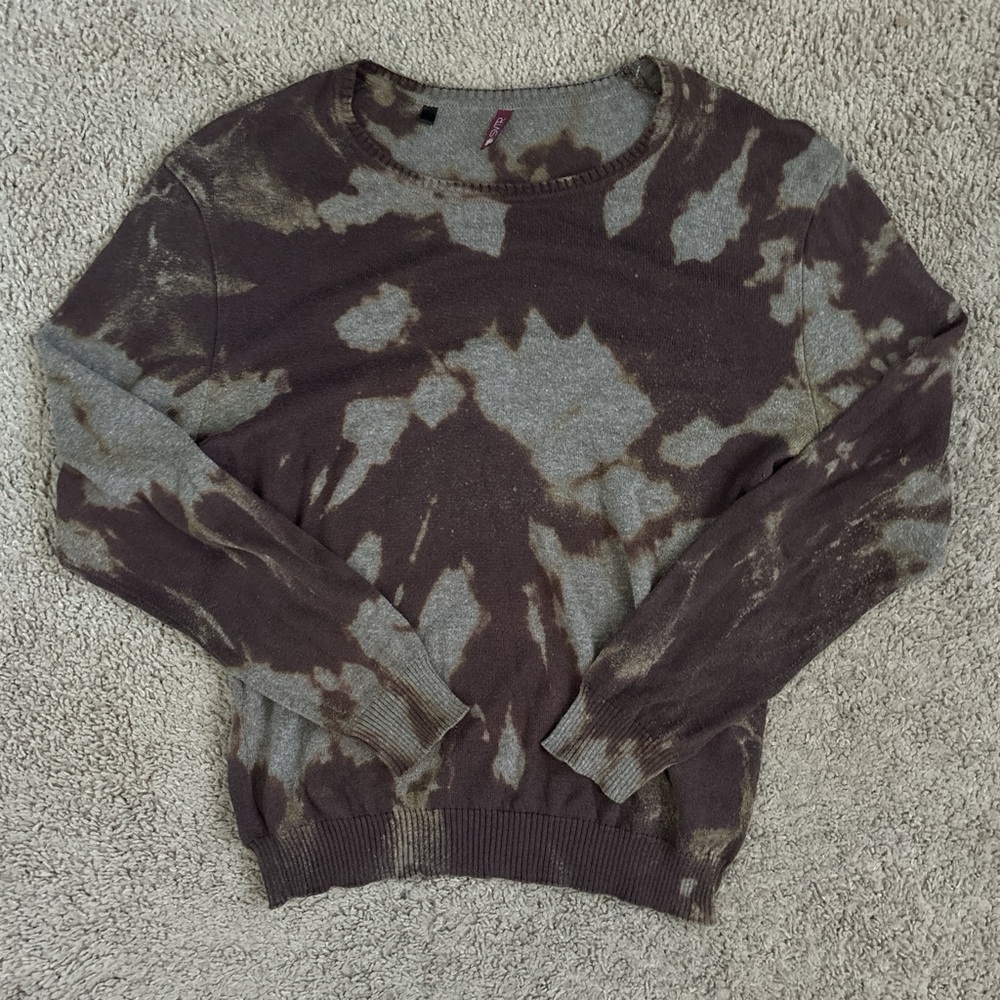 Brown Tie Dye Sweater